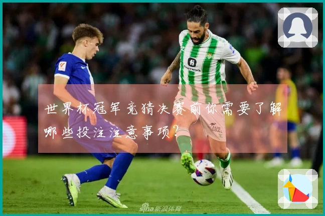 世界杯冠军竞猜决赛前你需要了解哪些投注注意事项？